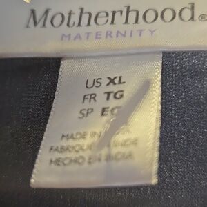 Motherhood maternity dress blue